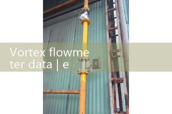Vortex flowmeter data