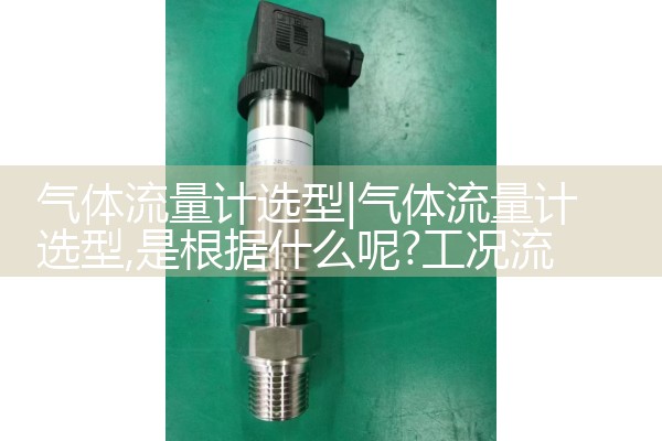 气体流量计选型