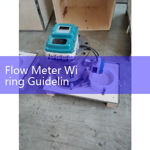 Flow Meter Wiring Guidelines: Isolating Signal and Power Loops to Prevent Ground Interference