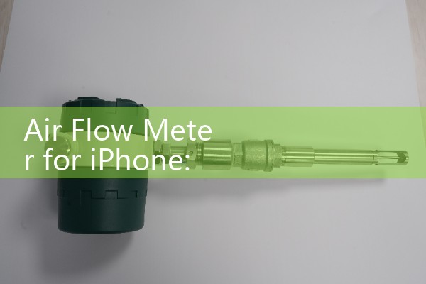 Air Flow Meter for iPhone: Mobile Application Connected Bluetooth Anemometers