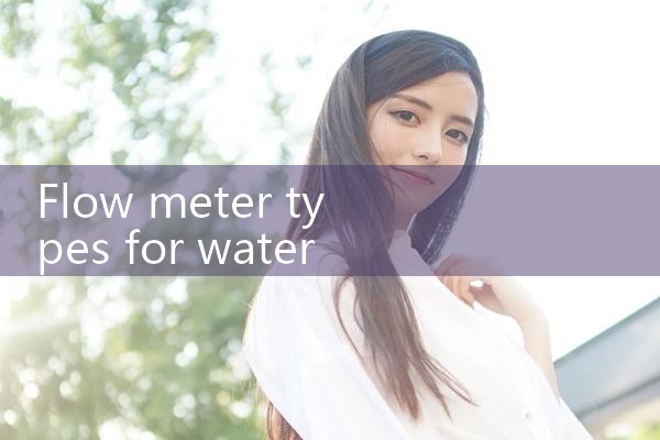 flow meter types for water|rotameter flow meter